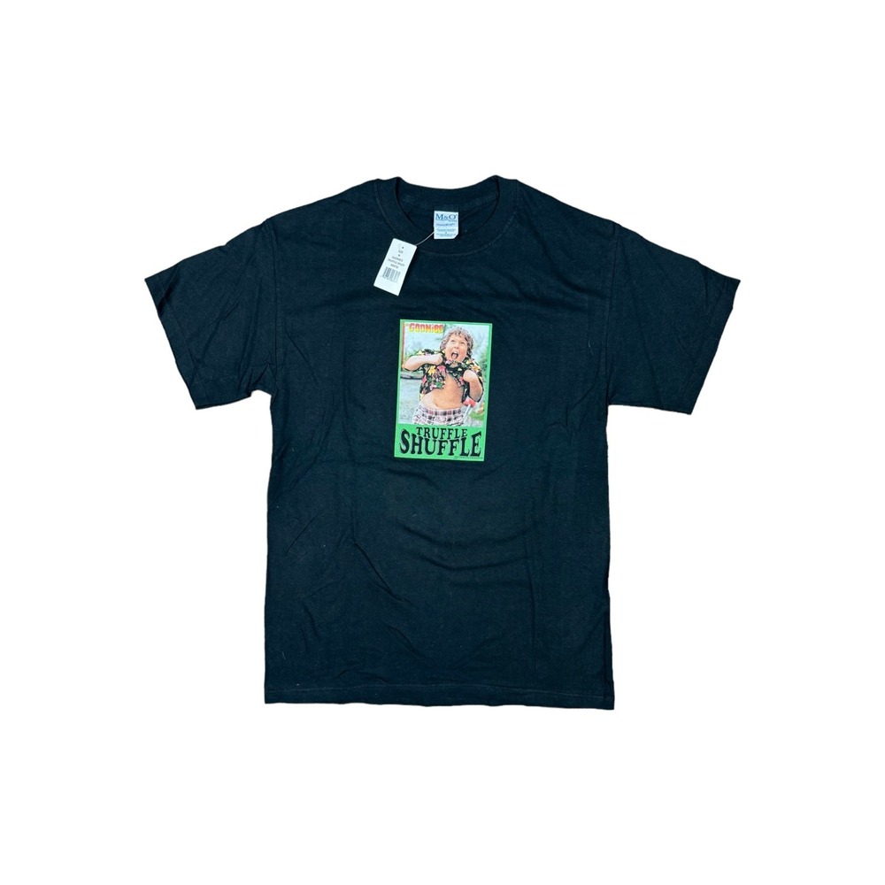 The Goonies Truffle Shuffle Chunk T Shirt Vintage M&O Knits New w/ Tags Size M